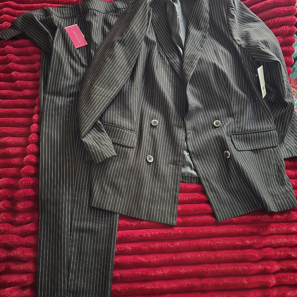 Pinstripe suit